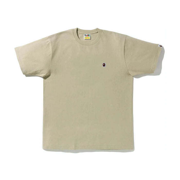 BAPE Ape Head One Point Tee (FW22) Beige