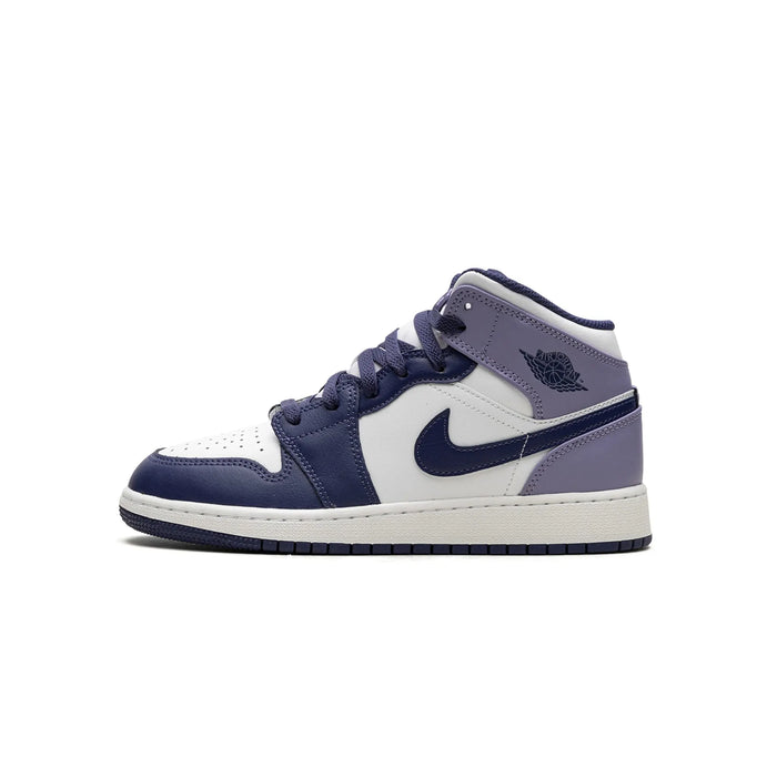 Jordan 1 Mid White Sky J Purple (GS)