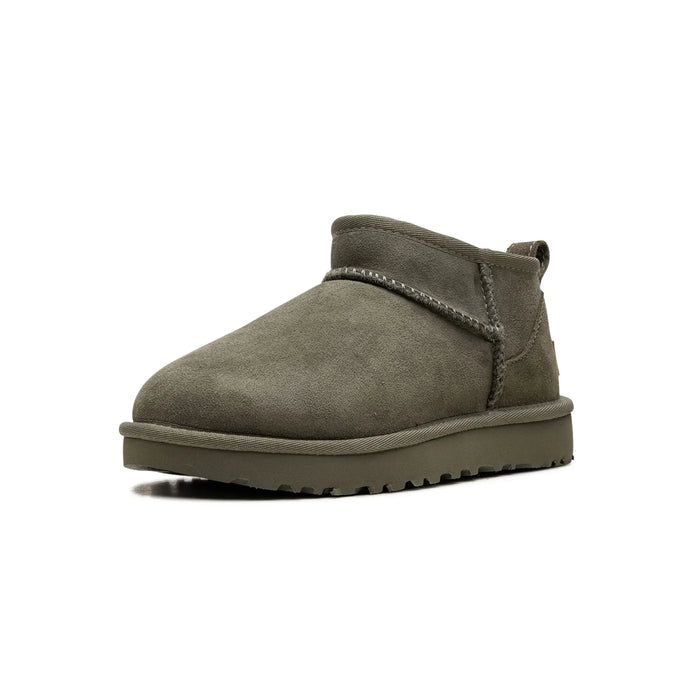 Ghete UGG Classic Ultra Mini, verde muschi (femei)