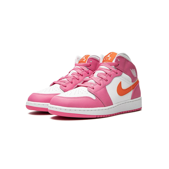 Jordan 1 Mid Pinksicle Safety Orange (GS)