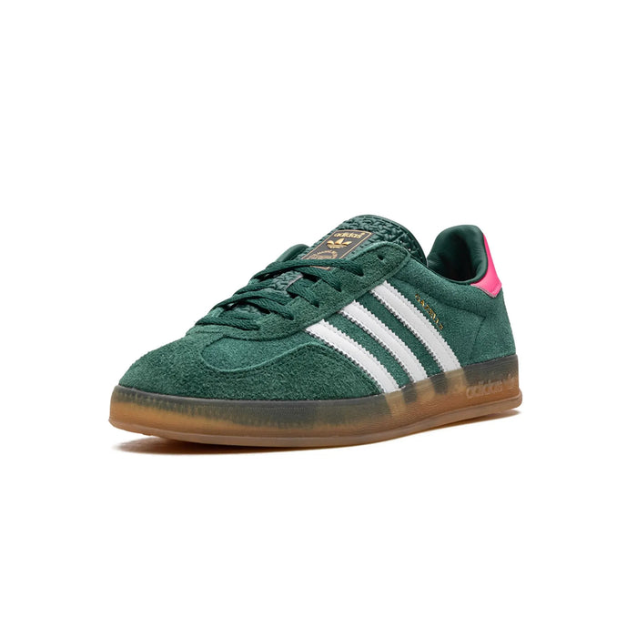 adidas Gazelle Indoor Collegiate Green Lucid Pink (femei)