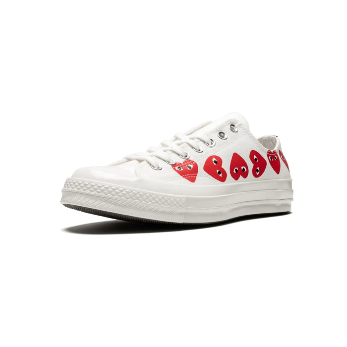 Converse Chuck Taylor All Star 70 Ox Comme des Garcons PLAY Multi-Heart Białe