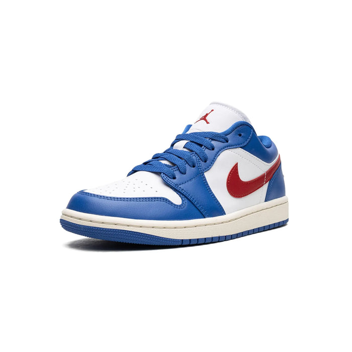 Jordan 1 Low Sport Blue Gym Red (femei)